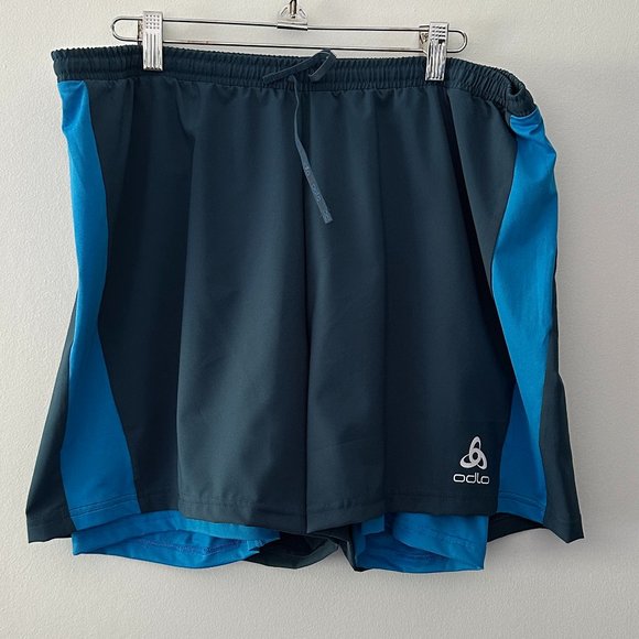 Men's 2 in 1 Running Shorts - Picture 1 of 5